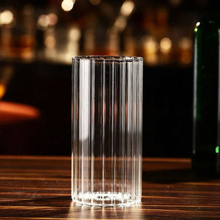 Vertikal geripptes Glas 4er Set - Özliving