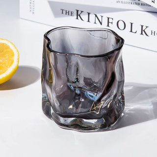 Zerknittertes verdrehtes Glas 4er Set - Özliving